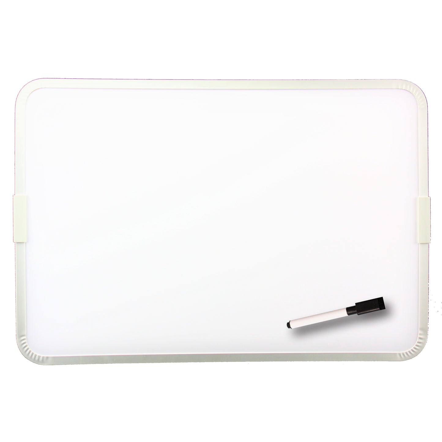 Two-Sided Aluminum Framed, Magnetic Dry Erase Board w/Pen, 9" x 12", Pack of 3