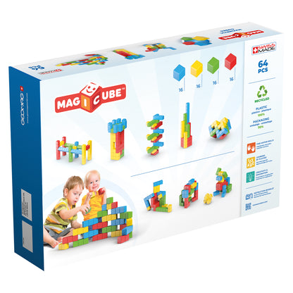 Magicubes Full Color Try Me Recycled, 64 Pieces