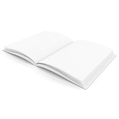 Plain White Blank Hardcover Book, 28 Pages/14 Sheets, 8" x 6"