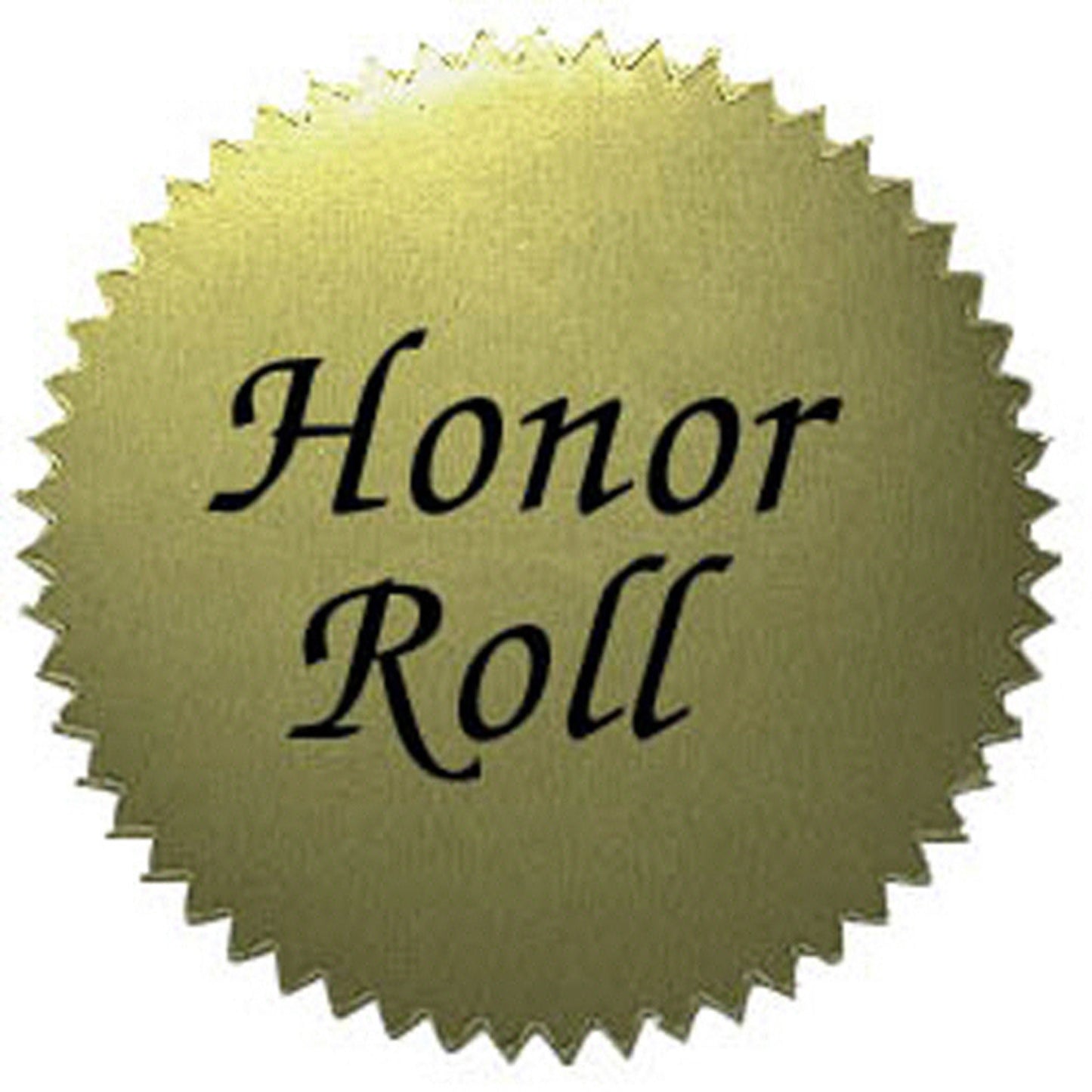 Gold Stickers, Honor Roll, Pack of 50