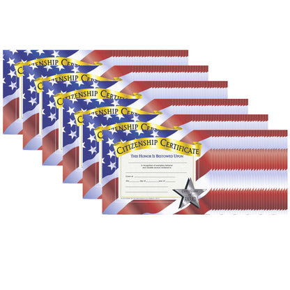 Citizenship Certificate, 30 Per Pack, 6 Packs