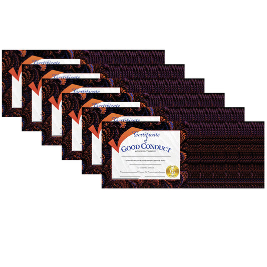 Certificate of Good Conduct, 8.5" x 11", 30 Per Pack, 6 Packs