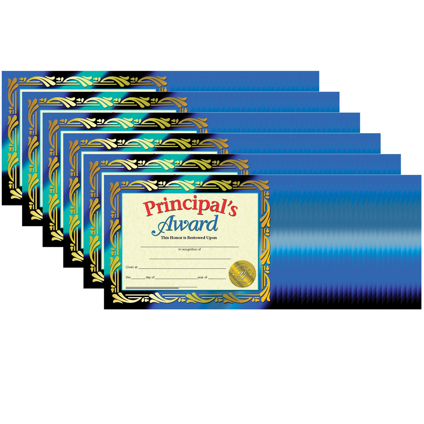 Principals Award Certificate, 30 Per Pack, 6 Packs