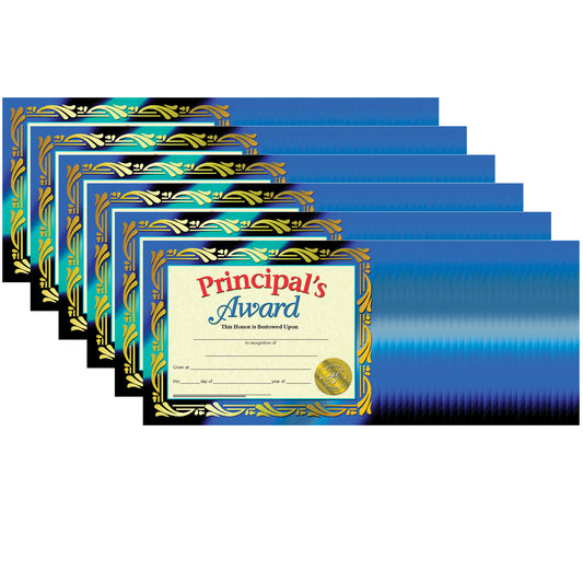 Principals Award Certificate, 30 Per Pack, 6 Packs