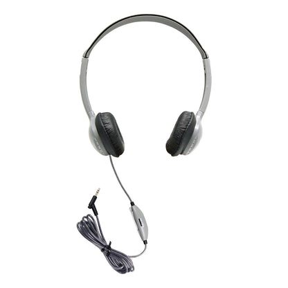 SchoolMate™ On-Ear Stereo Headphone with Leatherette Cushions and In-Line Volume Control