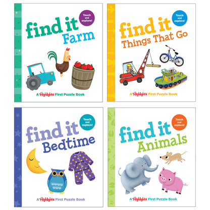 Find It Board Books, Set of 4