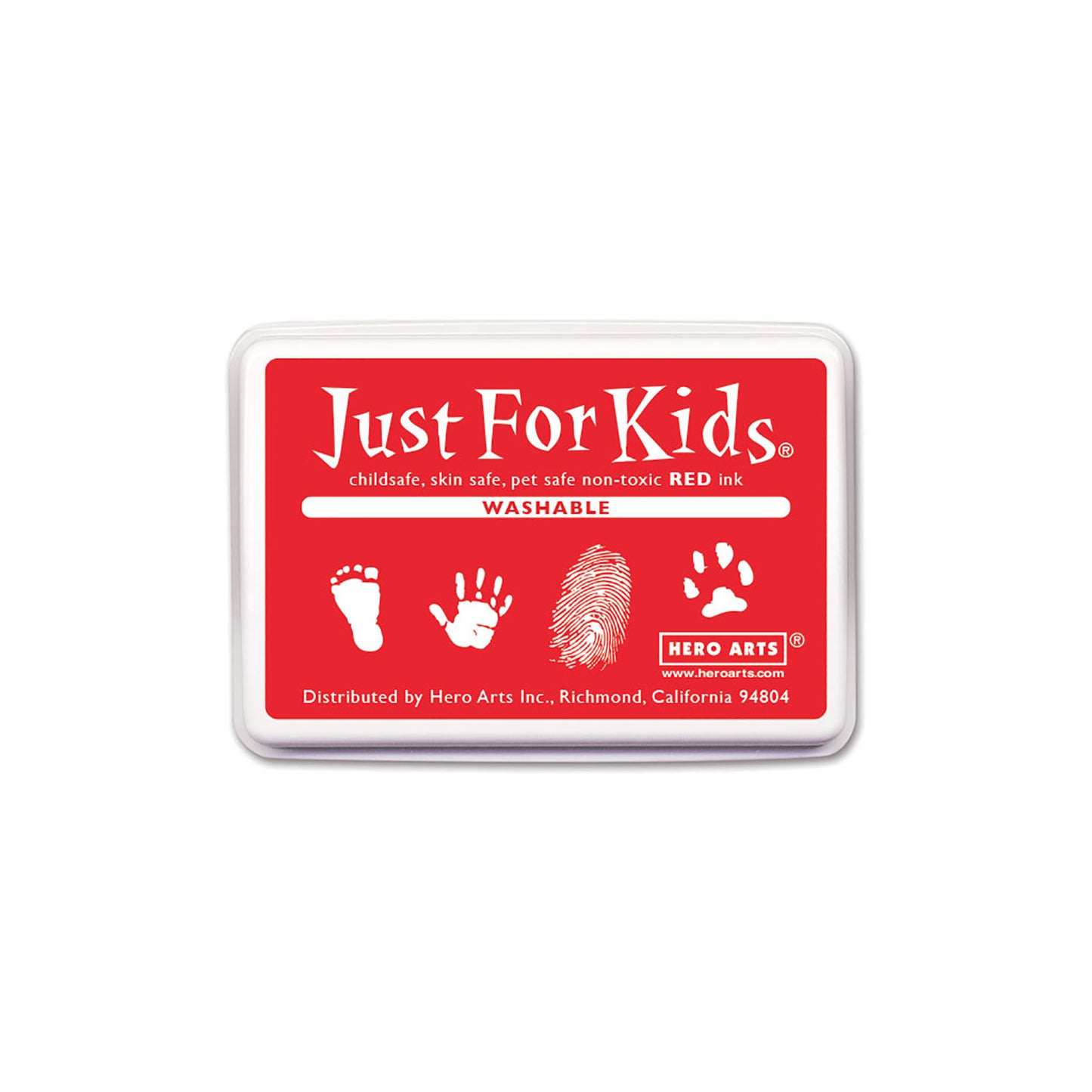 Just for Kids® Washable Ink Pad, Red