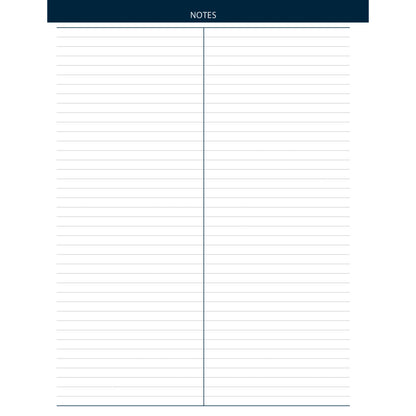 Teachers Planner, Blue, 8-1/2" x 11", Pack of 2