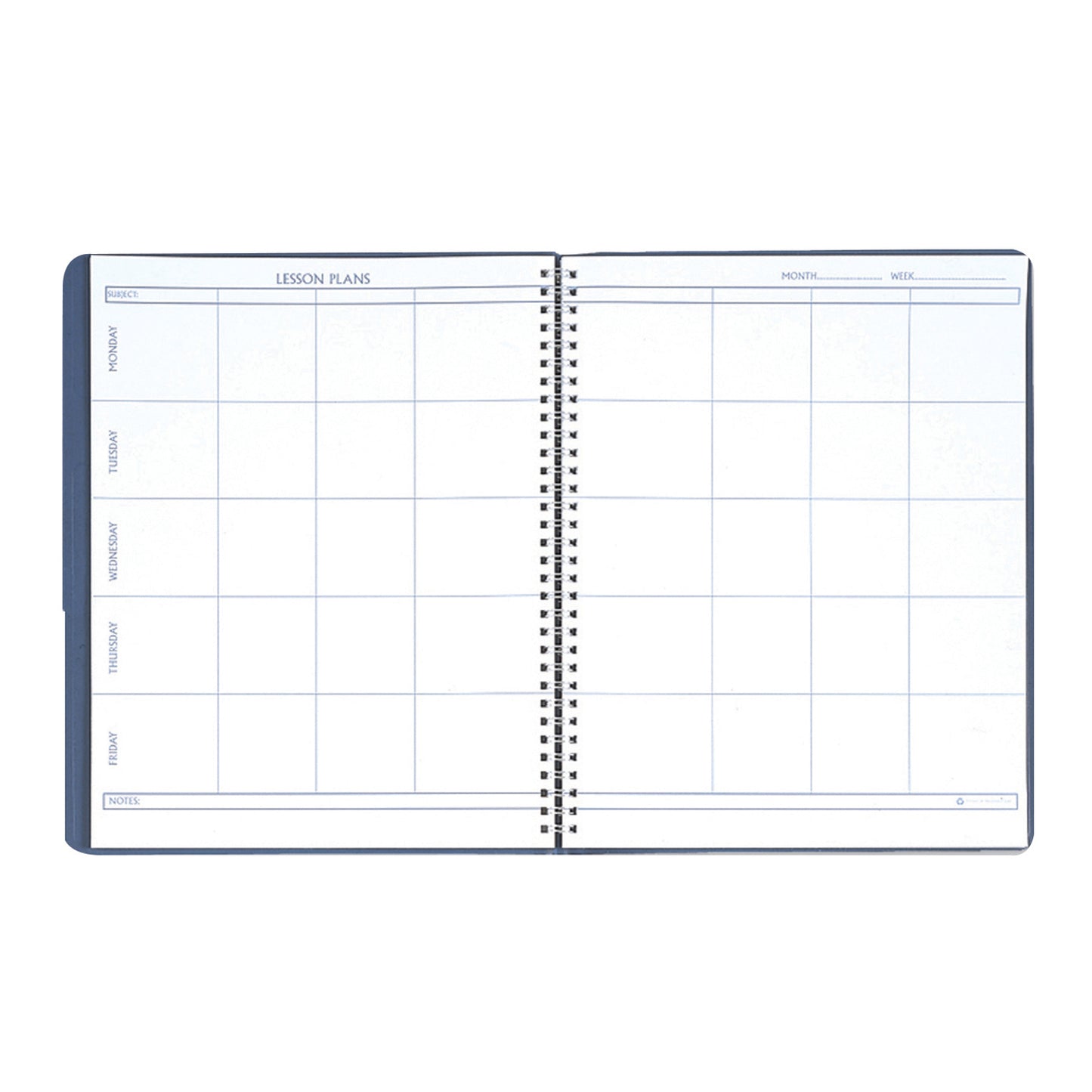 Lesson Planner Book, 41 Weeks, Blue, Pack of 2