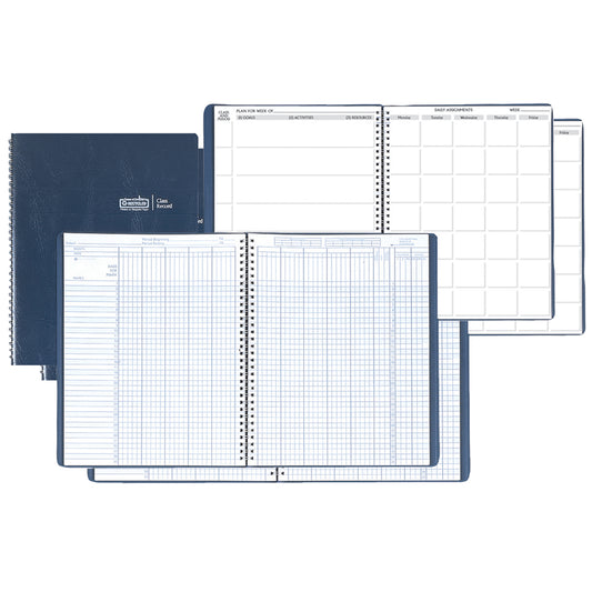 Combination Lesson Planner & Class Record Book, Pack of 2