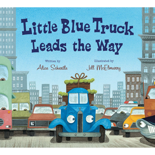 Little Blue Truck Leads the Way Board Book