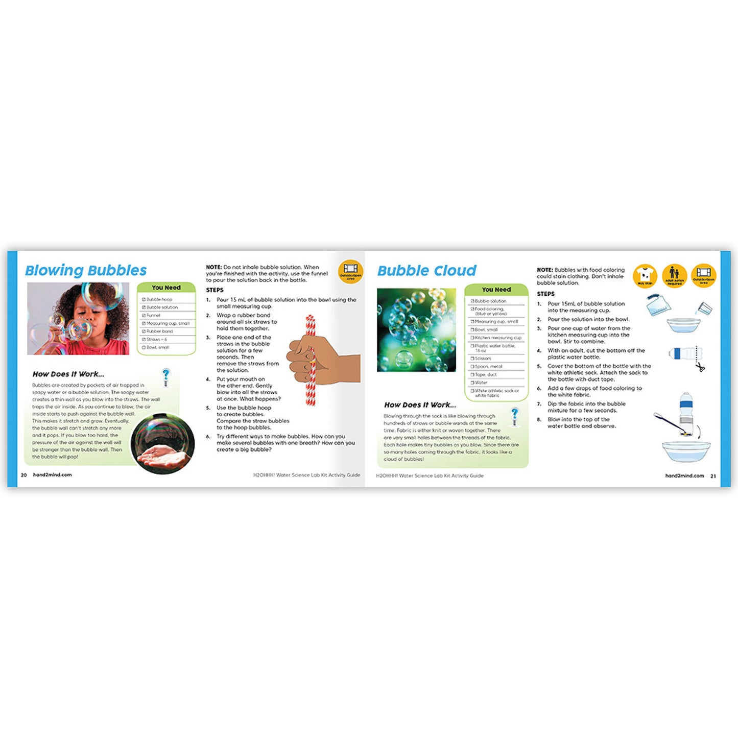 H2Ohhh! Water Science Kit, Chemistry Kit for Kids