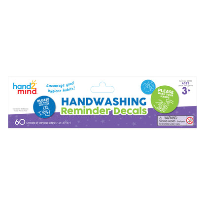 Handwashing Reminder Decals, Set of 60