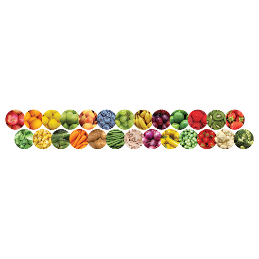 (5 PK) FRUITS AND VEGGIES BORDER