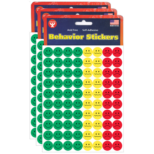 (3 PK) BEHAVIOR STICKERS 1200 PER PK