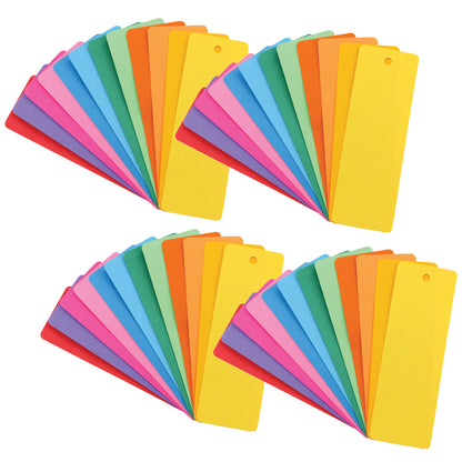 Bright Blank Bookmarks, Assorted Colors, 100 Per Pack, 4 Packs