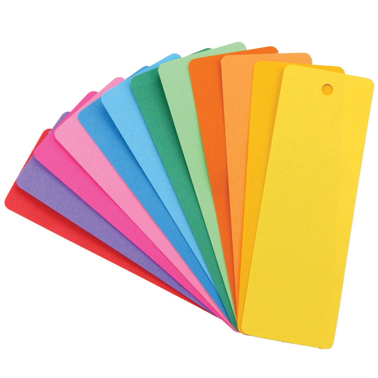 Bright Blank Bookmarks, Assorted Colors, 100 Per Pack, 4 Packs