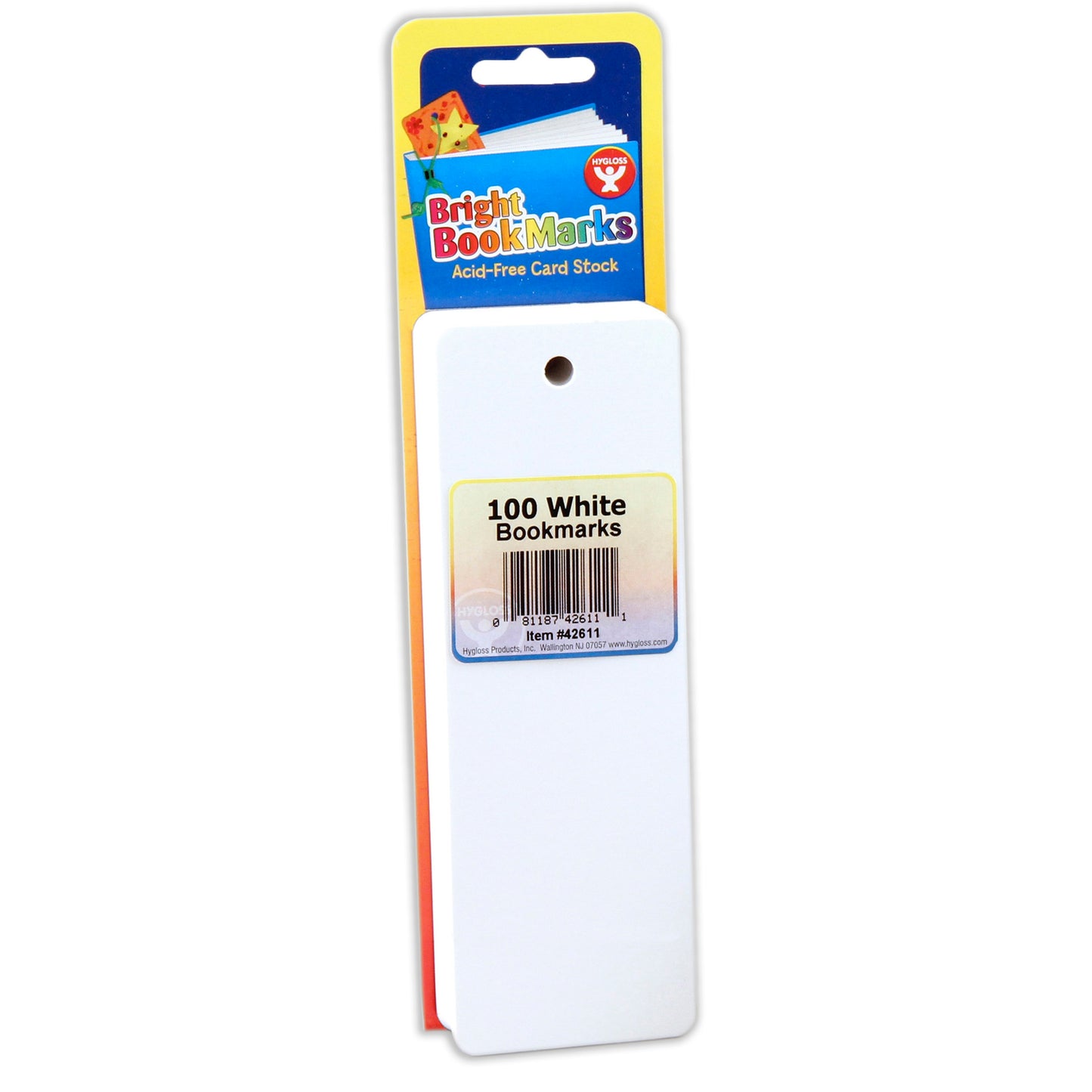 Mighty Bright™ Bookmarks, 100 Ultra White Per Pack, 3 Packs