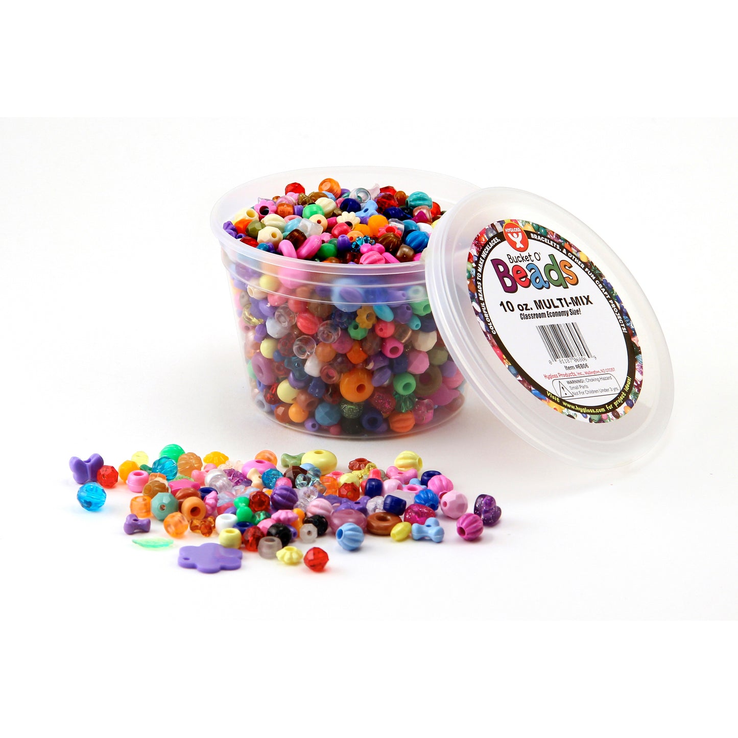 Bucket O' Beads, 10 oz. Multi Mix Pack, 4 Packs