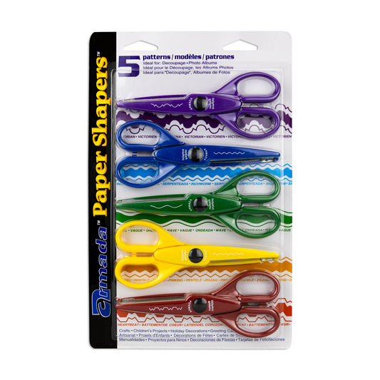 Paper Shapers® Decorative Scissors 5-Pack, Set 1