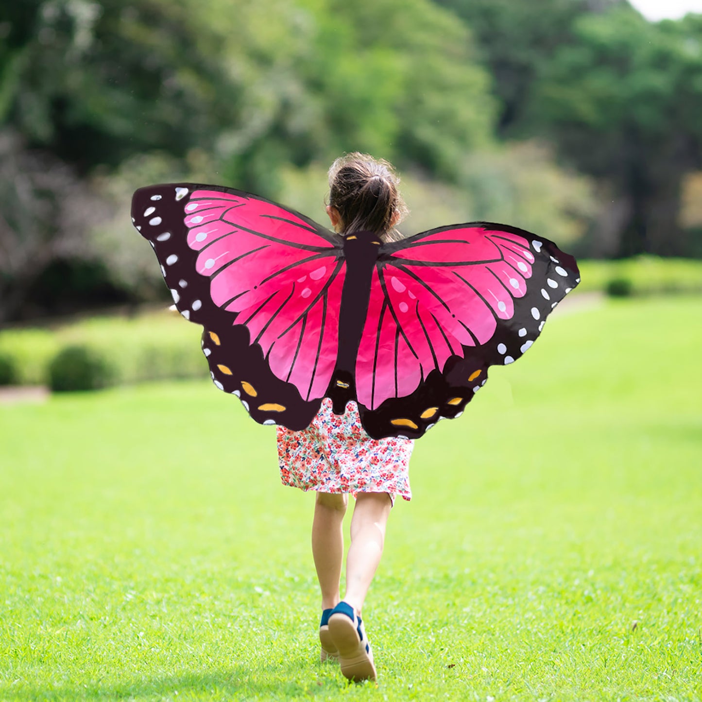 Dress-Up Morpho Butterfly Wings, Pink, Pack of 3