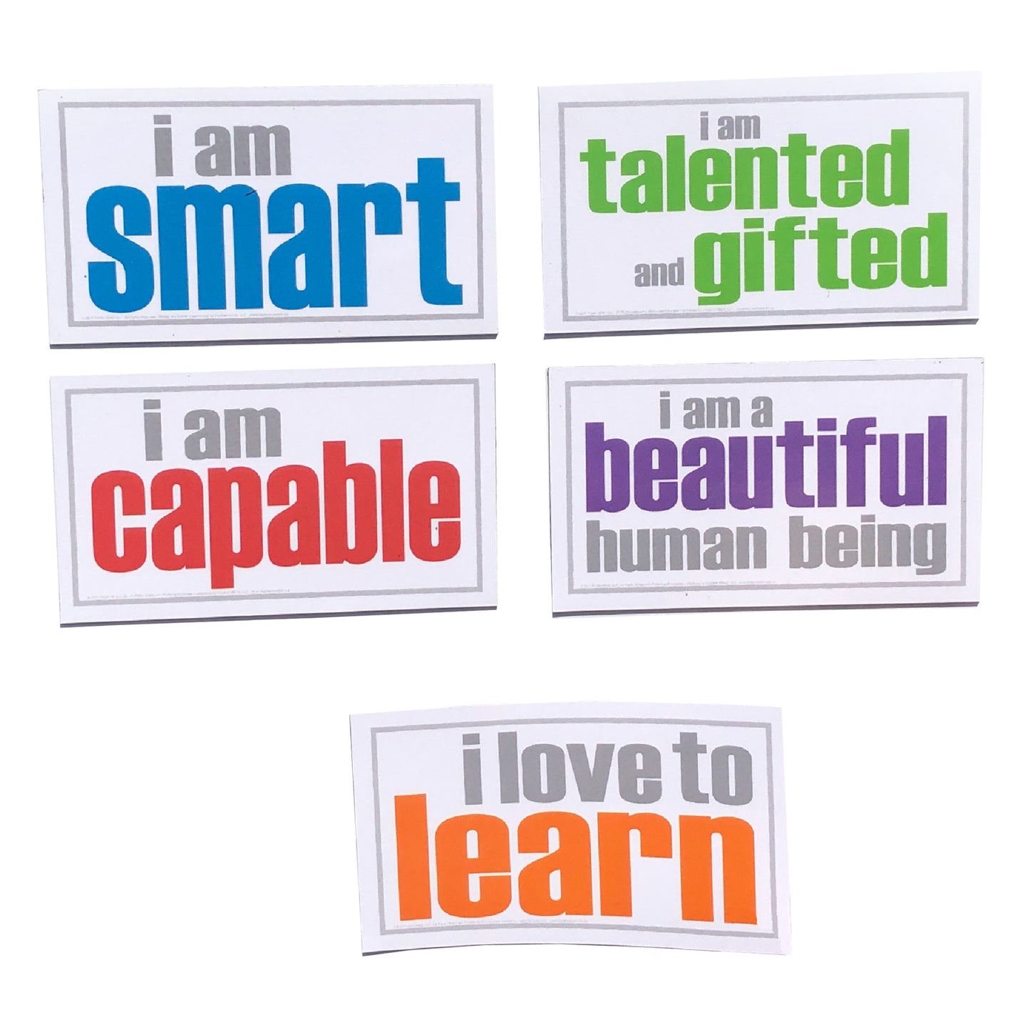 Self-Esteem Magnets, Pack of 5