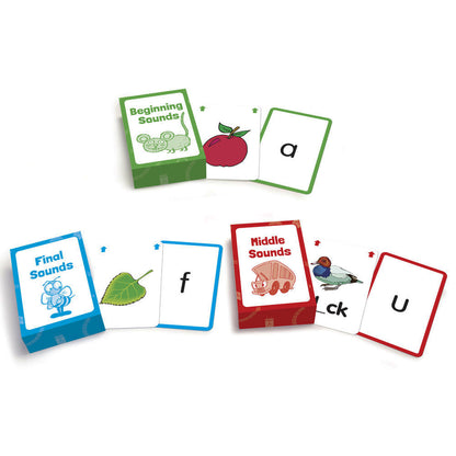 (3 PK) LETTER SOUNDS FLASH CARDS