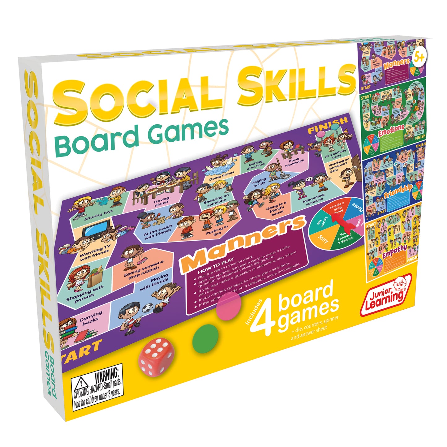 4 Social Skills Board Games