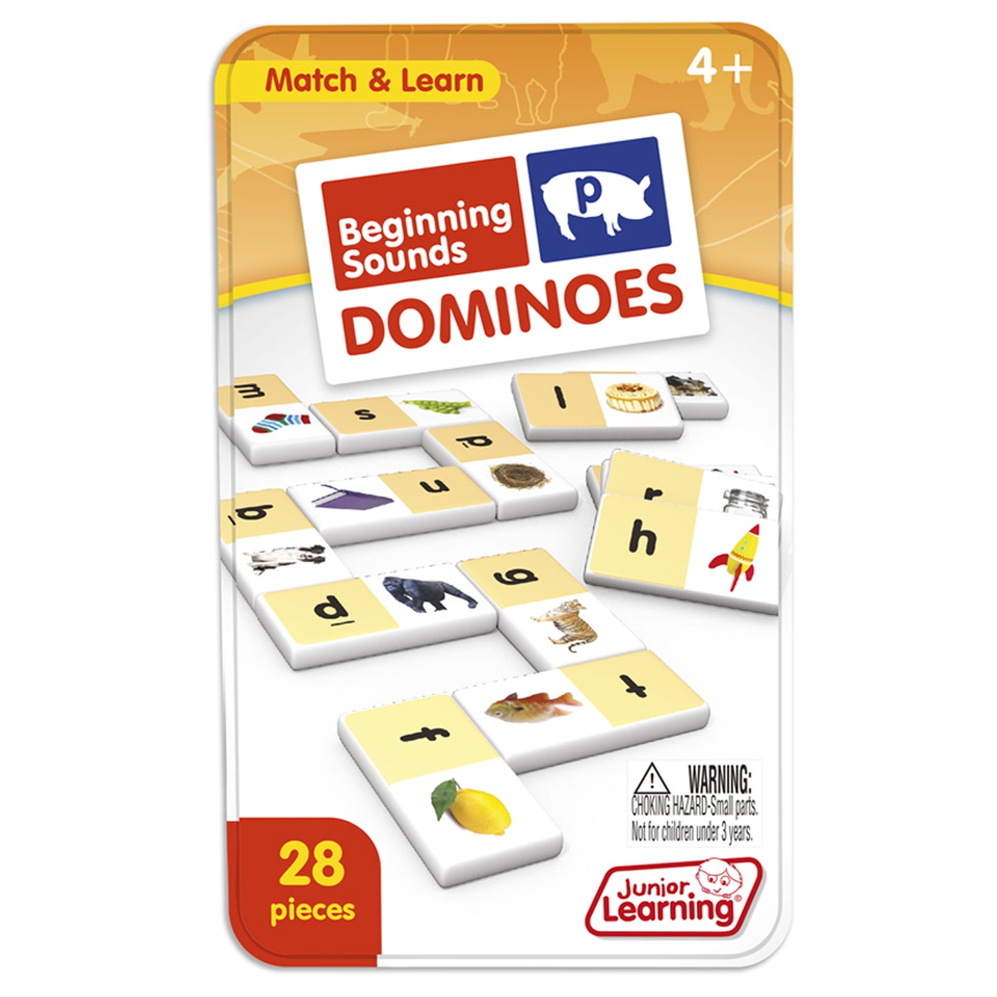 Beginning Sounds Dominoes, 2 Sets