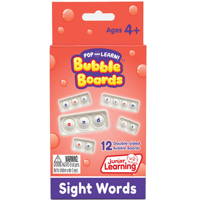 Sight Word Bubble Boards, Set of 12