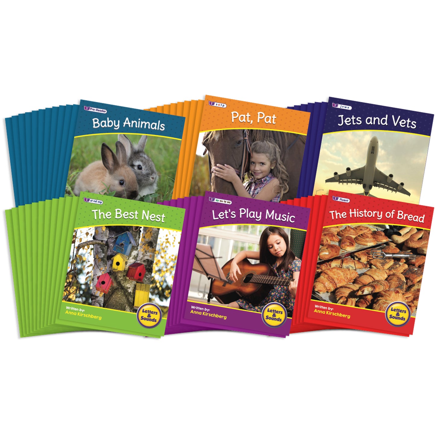 Letters & Sounds Non-Fiction Decodables Boxed Set, Set 2