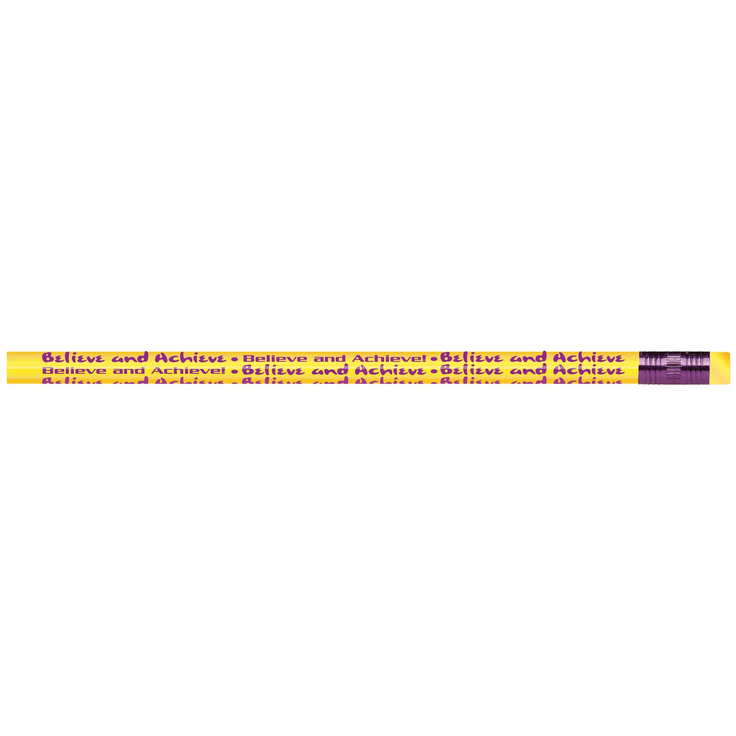 Believe and Achieve Pencils, 12 Per Pack, 12 Packs