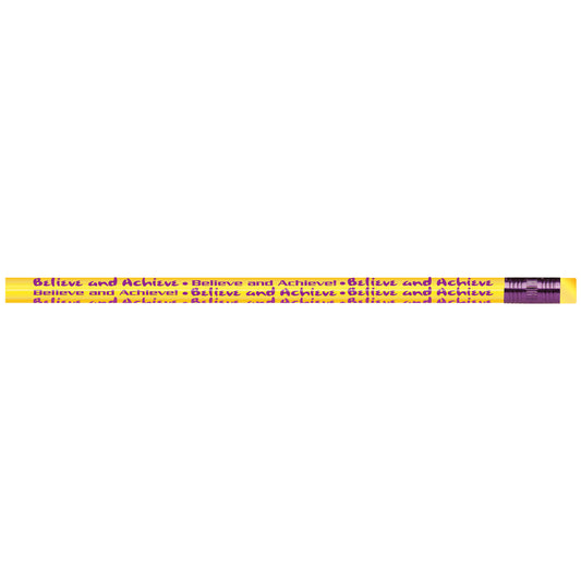 Believe and Achieve Pencils, Pack of 12