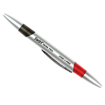 Swirl Ink Pens, Red/Black Combo, 12 Per Pack, 2 Packs