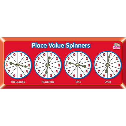 Place Value Spinners, Pack of 6