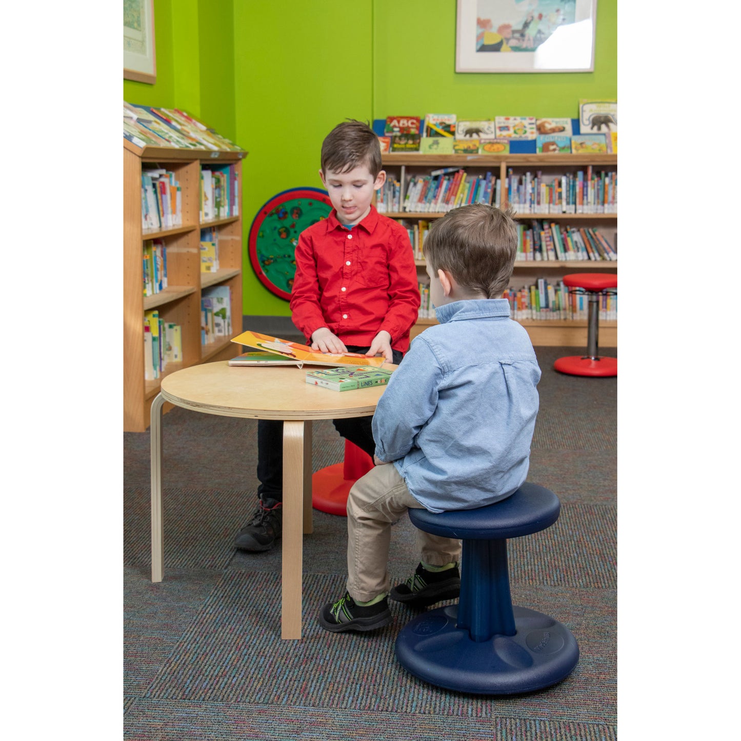 Kids Wobble Chair 14" Green