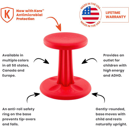 Pre-School Wobble Chair 12" Red