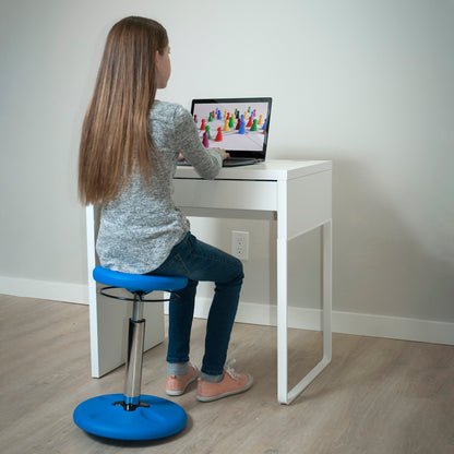 Kids Adjustable Tall Wobble Chair 16.5-24" Dark Blue