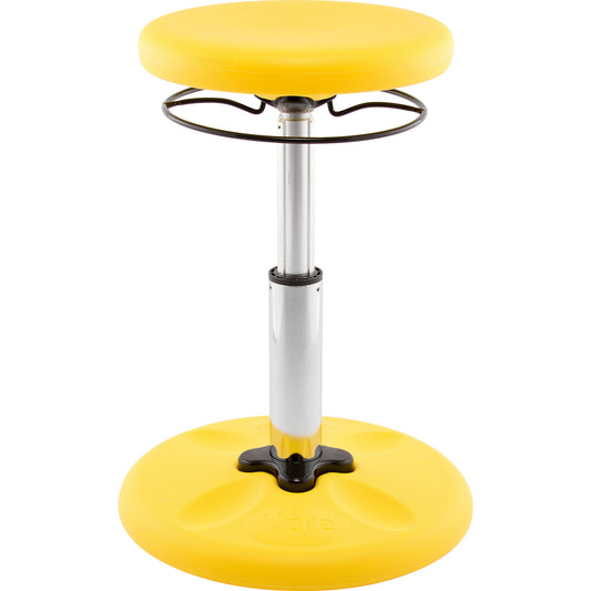 Kids Adjustable Standard Wobble Chair 14-19", Yellow