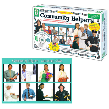 Listening Lotto: Community Helpers Board Game, Grade PK-2