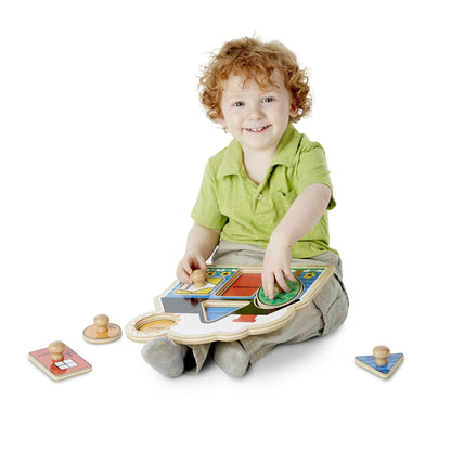 First Shapes Jumbo Knob Puzzle, Pack of 3