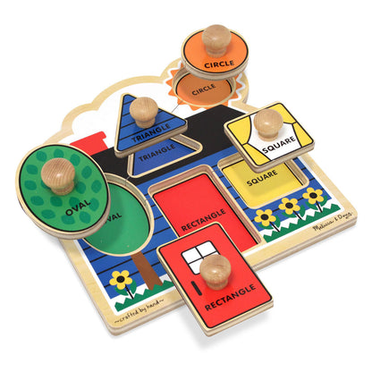 First Shapes Jumbo Knob Puzzle, Pack of 3