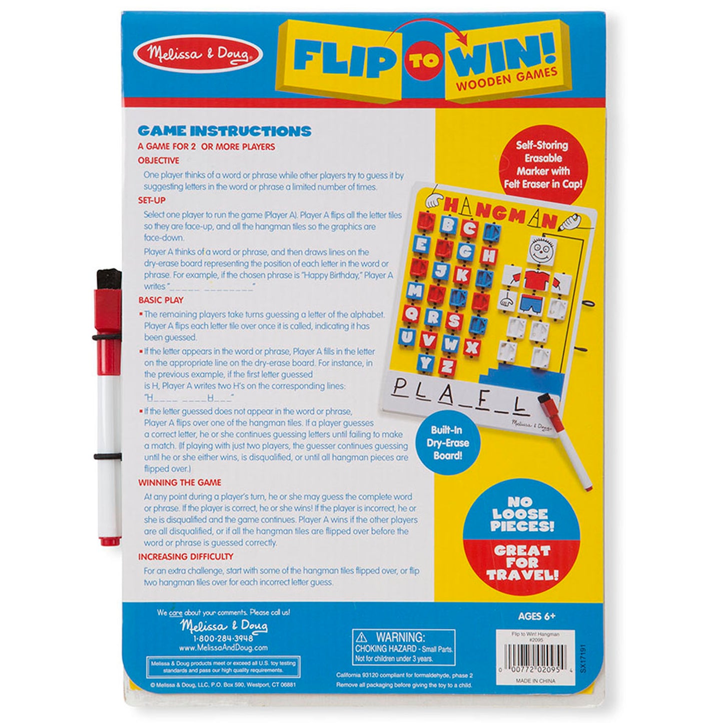 Flip-to-Win Hangman Travel Game