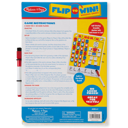 Flip-to-Win Hangman Travel Game