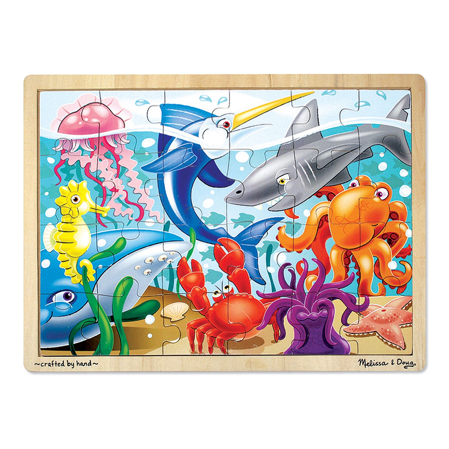 Under the Sea Wooden Jigsaw Puzzle, Pack of 3