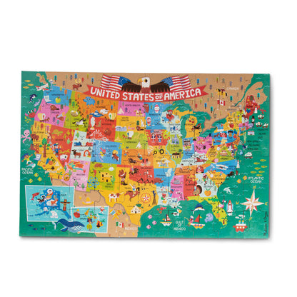 Natural Play Floor Puzzle: America the Beautiful