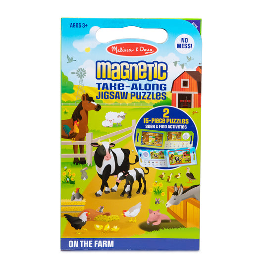 On The Farm Jigsaw Puzzles Magnetic Take Along