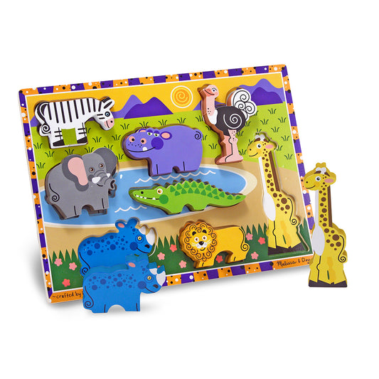 Safari Chunky Puzzle, Pack of 3