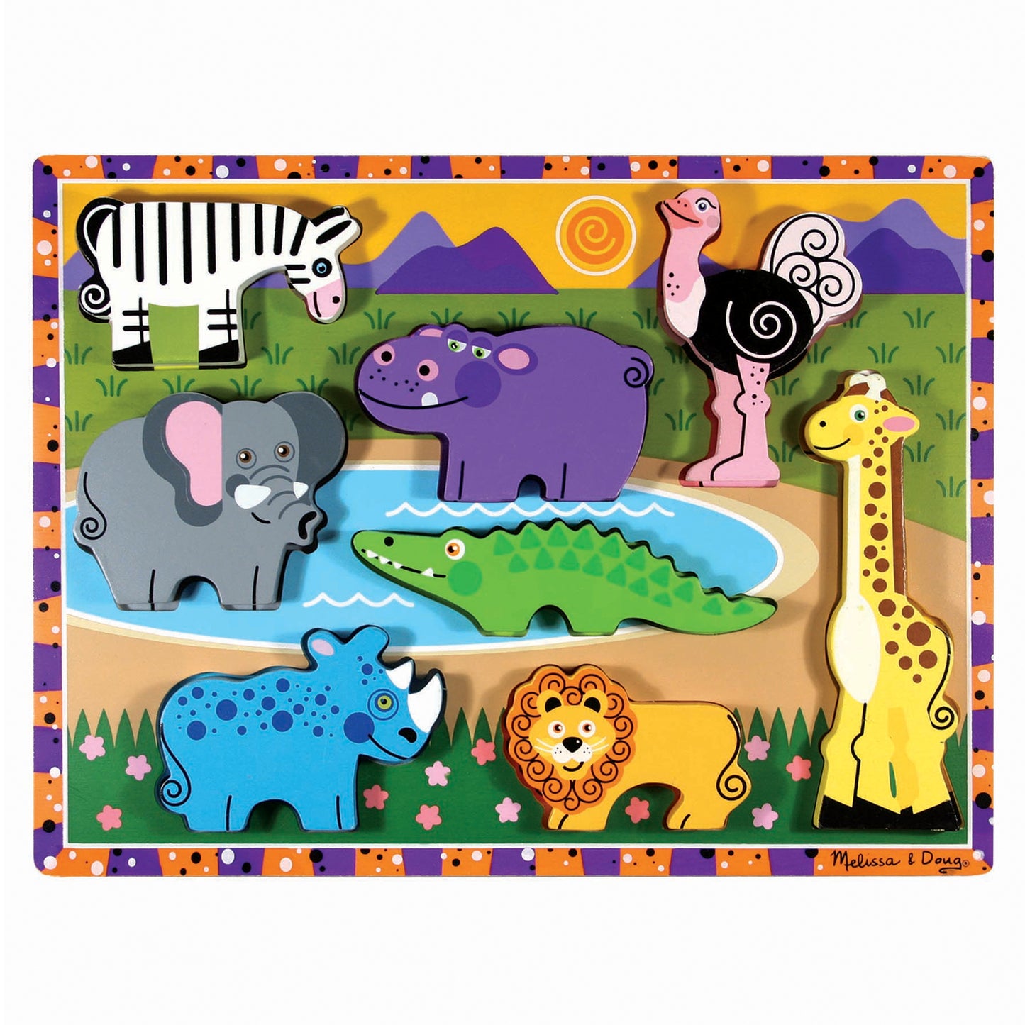 Safari Chunky Puzzle, Pack of 3