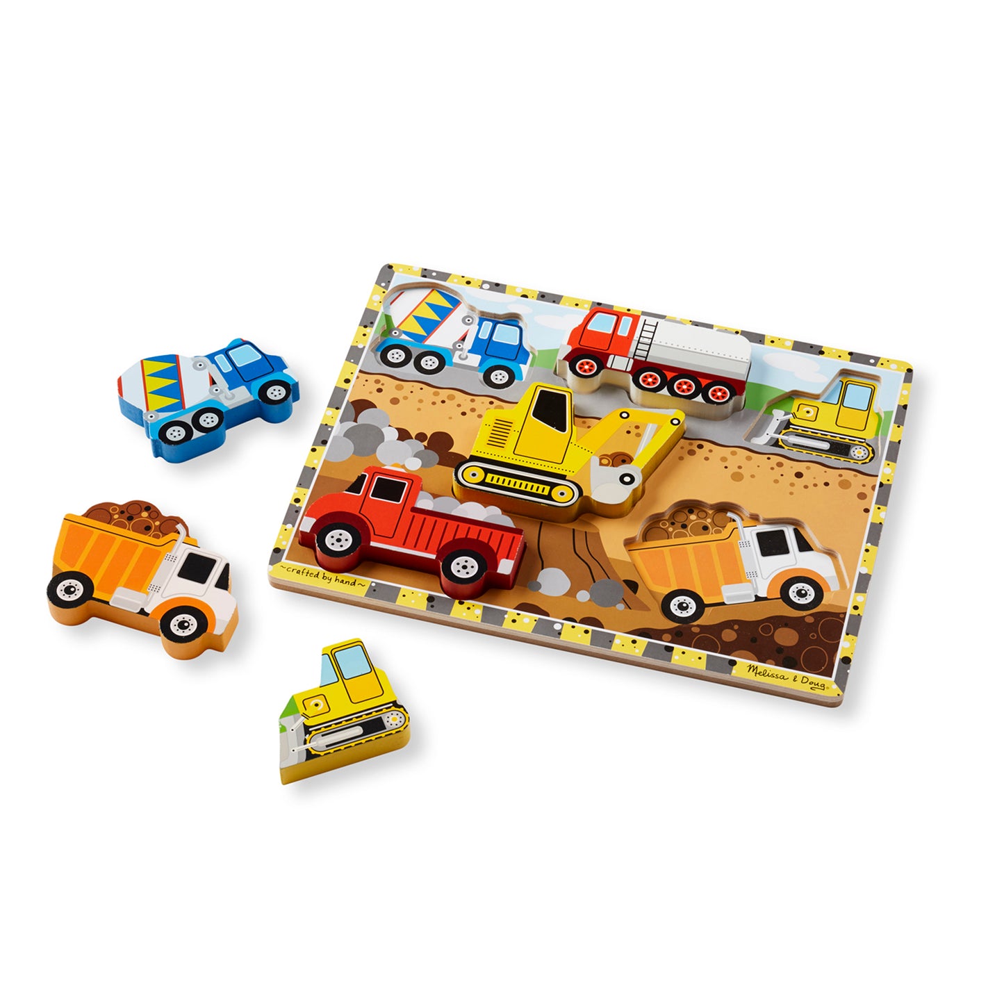 Construction Chunky Puzzle, Pack of 3